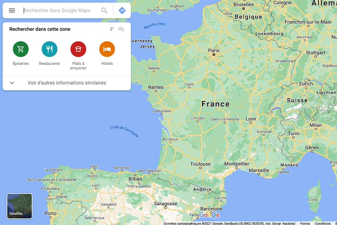 google maps terrain